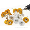 25mm drill cotton buffing cloth wheels with shaft